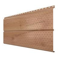 Софит МЕТАЛЛ ПРОФИЛЬ Lбрус-XL-14х335 (ECOSTEEL_T-12-Золотой Орех-0.45)